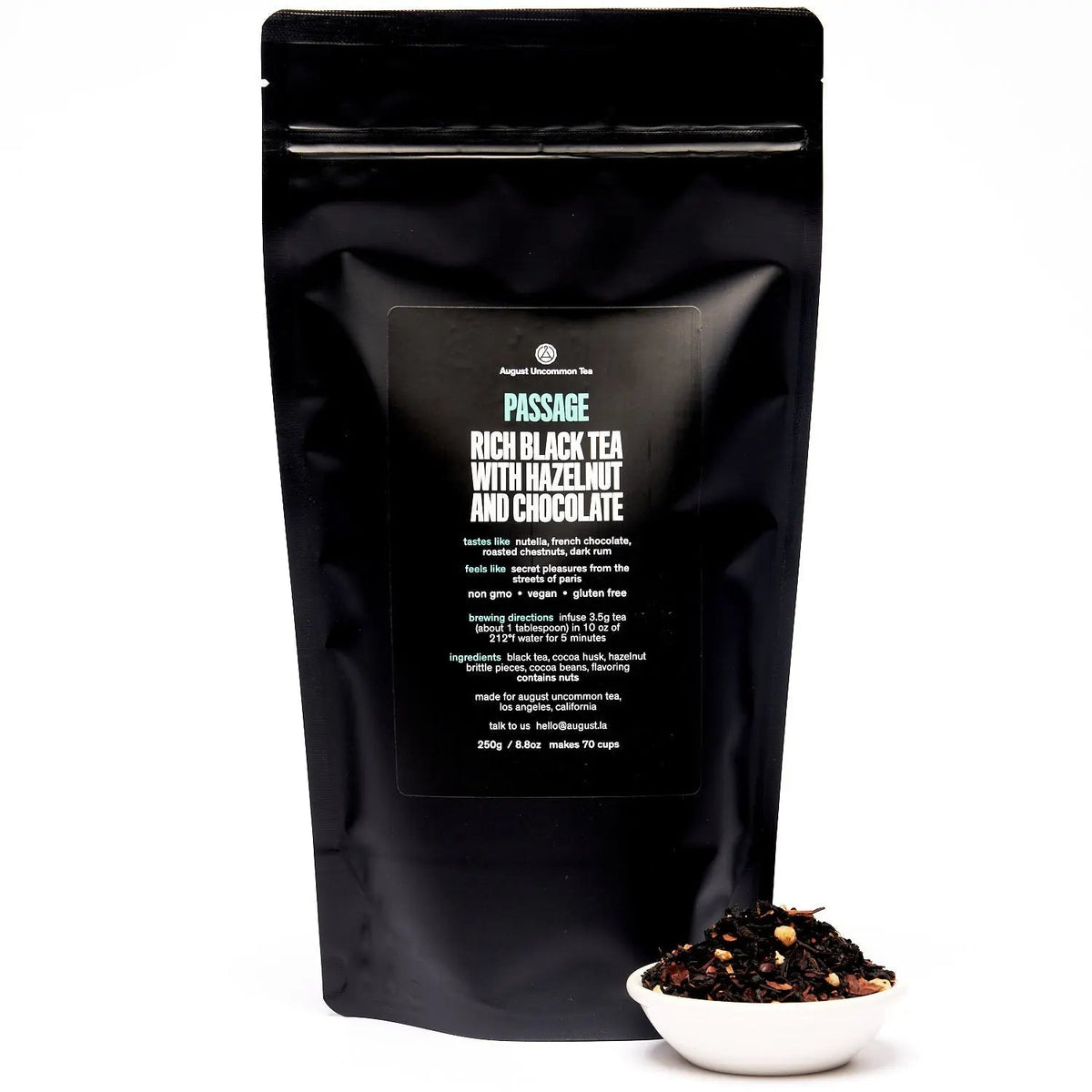 Passage · Té negro de avellana y chocolate